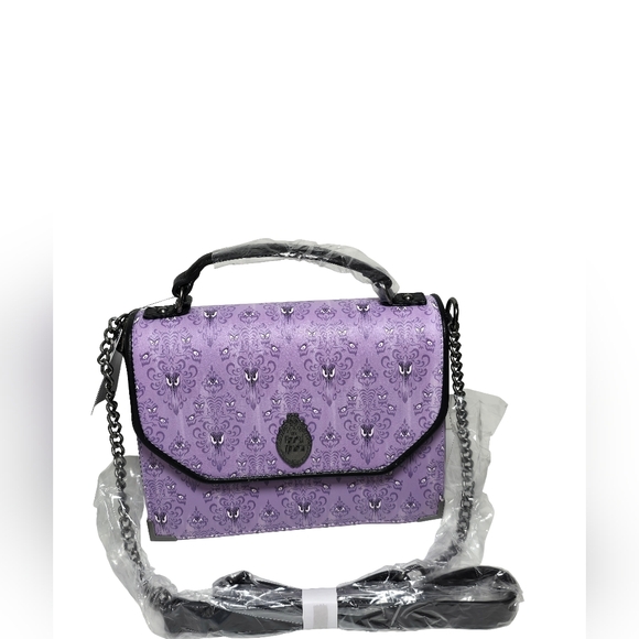 Loungefly Handbags - Disney Parks Loungefly Haunted Mansion Wallpaper Crossbody Bag NWT